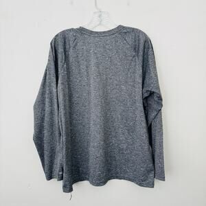 Nike Swim Gray Long Sleeve Rash Guard Men’s Size L